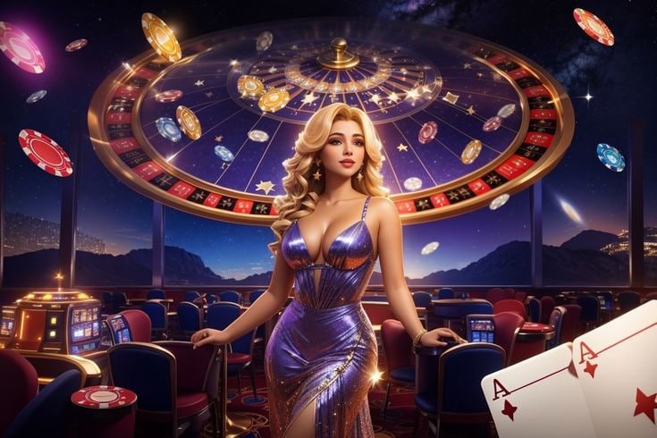 Kartu fitur bonus awal bergaya esports merah